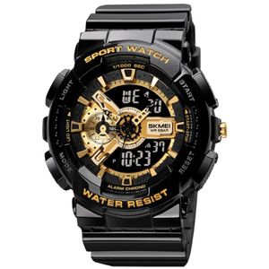 Reloj Skmei 1688 Deportivo Negro con Dorado