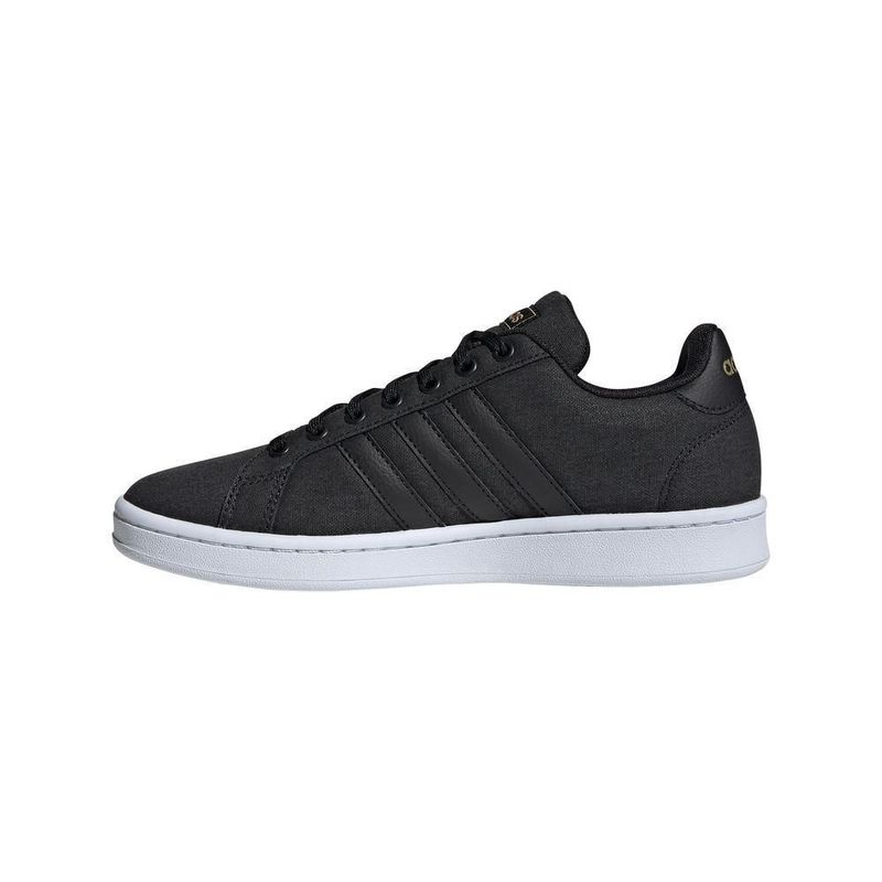 Adidas grand best sale court negro mujer