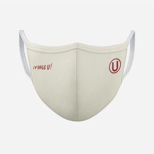 Mascarilla de Tela Oficial Univesitario de Deportes 3 Capas C1 Crema