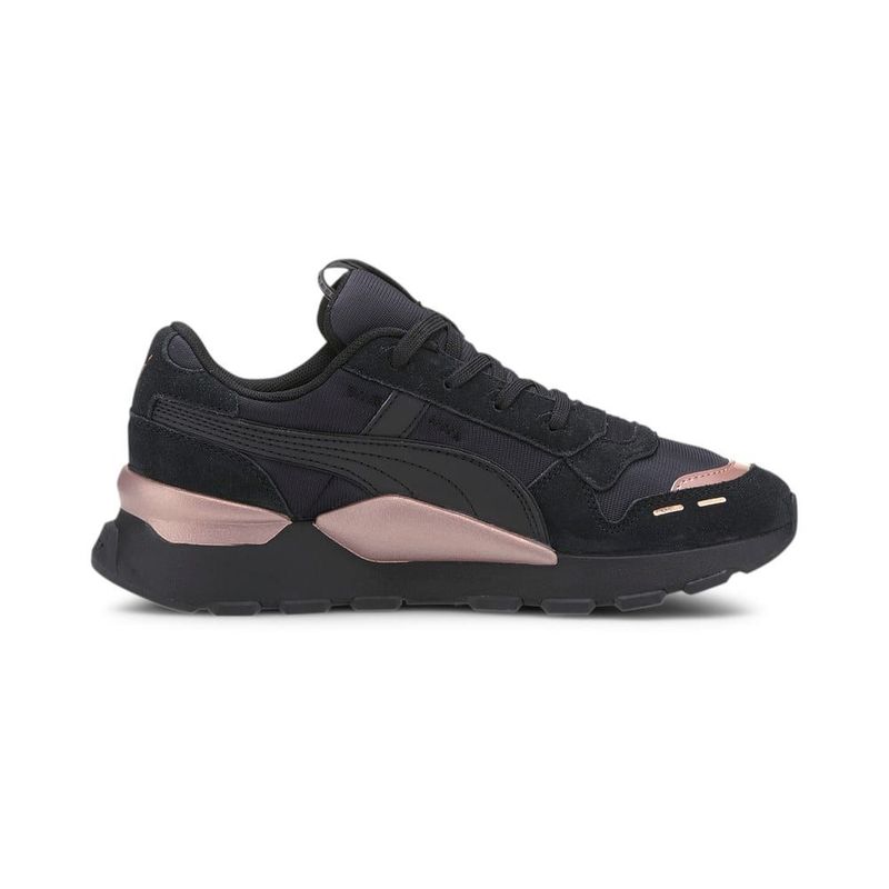 Zapatillas puma rs-z metallic negro rosa de mujer.