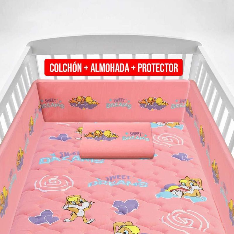 Protector de Cuna Plano - Mois Baby Protector Cuna Plano