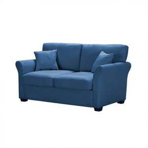 Sofá de 2 Cuerpos Candy Home Premium Azul