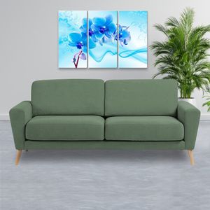 Sofá de 2 Cuerpos Evolution Home Premium Verde Olivo