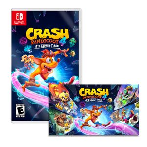 Videojuego Nintendo Switch Crash Bandicoot 4 Its About Time + Poster