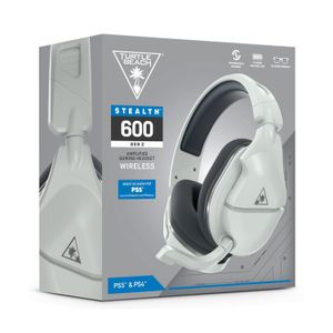 Audifono Ps4 Gamer Wireless Turtle Beach Stealth 600 Blanco y Negro