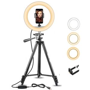 Aro Led 26 cm + Tripode 1 Metro