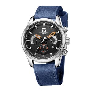 Reloj T5 HG3661G Acuático Cronógrafo Color Azul con Negro