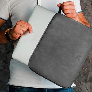 Funda Klip Xtreme SquareShield 15.6 Laptop Poliéster Resistente Gris KNS-220GR