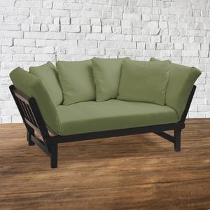 Sofá de 2 Cuerpos Rosita Home Premium Verde Olivo