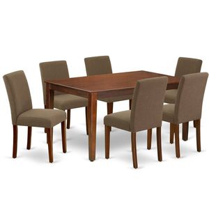 Juego de Comedor 6 Sillas Gia Marrón
