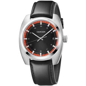 Reloj Calvin Klein Achieve K8W311C1 Suizo Fecha Correa de Cuero