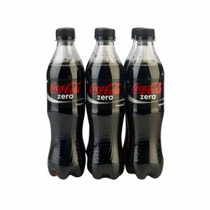 Gaseosa COCA COLA Sin Azúcar 6 Pack Botella 500ml