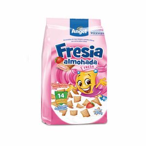 Cereal ANGEL Trigo integral de avena y maíz sabor fresa Bolsa 350Gr
