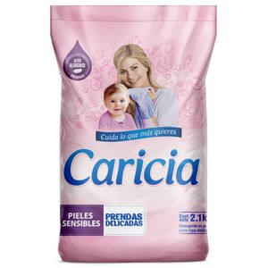 Detergente en Polvo CARICIA Rosa Ropa Delicada Bolsa 2.1Kg