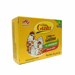 Caldo de Gallina DOÑA GUSTA Concentrado en Polvo Caja 42g
