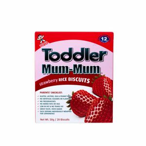 Galletas TODDLER MUM Arroz Sabor Banana Caja 50g