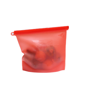 Bolsa de Silicona Hermética Ununa Rojo de 1500ml