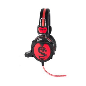 Auricular Halion HD-S2 Dragón Negro/Rojo