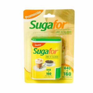 Endulzante SUGAFOR Dispensador 600 Tabletas