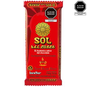 Chocolate para Taza SOL DEL CUSCO Tableta 90g