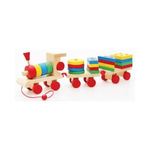Tren Wooden Toys Encaje Figuras