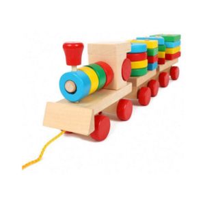 Tren Wooden Toys Encaje Figuras