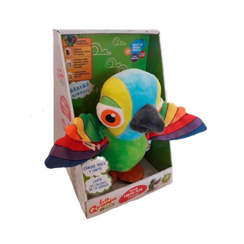 Lorito pepe peluche discount interactivo