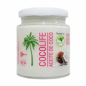 Aceite de Coco COCOLIFE Extra Virgen Frasco 250ml