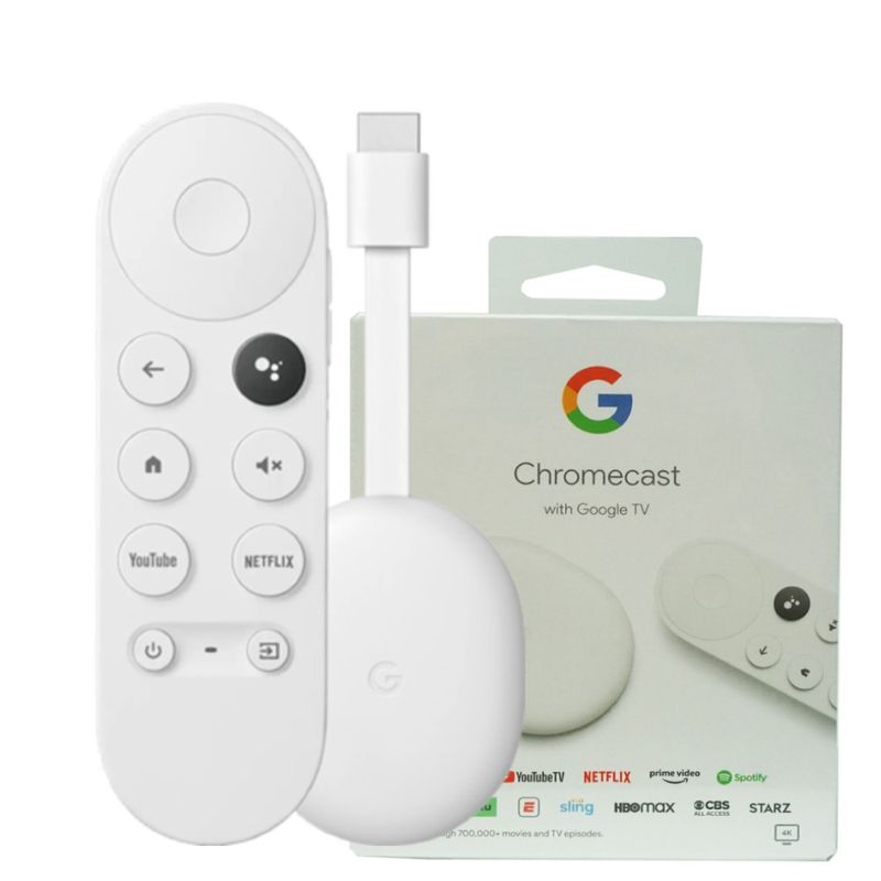 Google Chromecast Tv 2020 4K Con Android Tv Edición Limitada Blanco ...