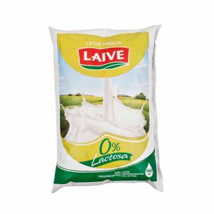 Leche Fresca LAIVE sin Lactosa Bolsa 900ml
