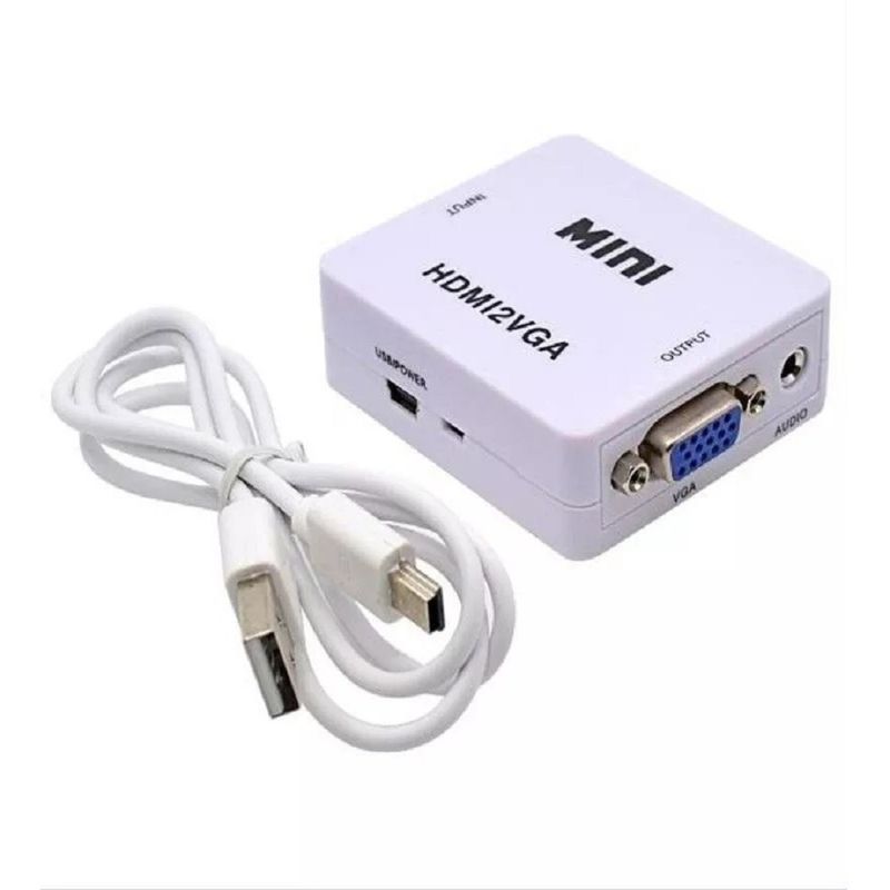 Conversor hdmi a vga con audio sale