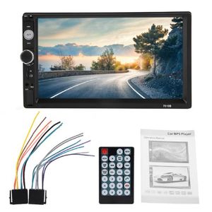 Auto Radio Pantalla 7 Pulg Mp5 Táctil Bluetooth Handsfree SD USB 7010b