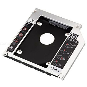 Caddy 2nd HDD SSD Disco Duro Sata CD DVD ROM Laptop 9.5 mm