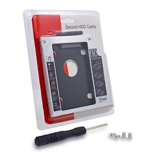 Caddy 2nd HDD SSD Disco Duro Sata CD DVD ROM Laptop 9.5 mm
