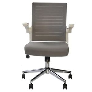 Silla Giratoria Ergonómica Decorplas Onix Colors Gris con Brazos Rebatibles
