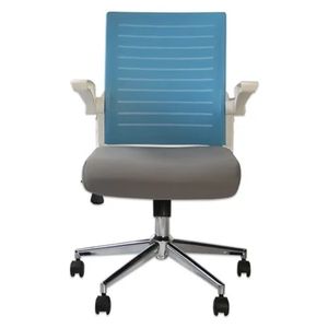 Silla Giratoria Ergonómica Decorplas Onix Colors Azul con Brazos Rebatibles