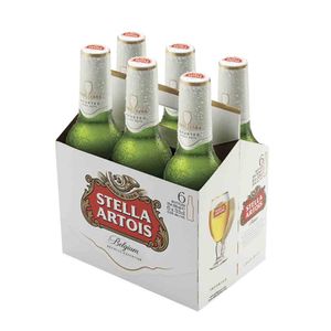 Cerveza STELLA ARTOIS Premium 6 Pack Botella 330ml