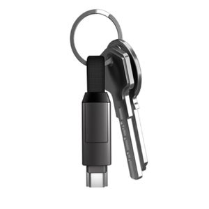 Cable Llavero inCharge 6 con Conexión USB a USB-C, Micro USB y Apple Plomo