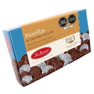 Chocolate LA IBÉRICA PASTILLAS DE LECHE De leche en pastillas Caja 300Gr