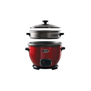 Olla Arrocera Oster 1.8L Bandeja de Vapor Roja