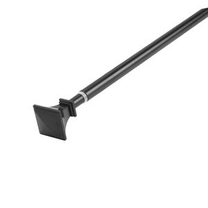 Pack Cortinero Simple Extensible Aura 13/16 mm 70-120 cm Prisma Negro