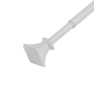 Pack Cortinero Simple Extensible Aura 13/16 mm 120-200 cm Prisma Blanco