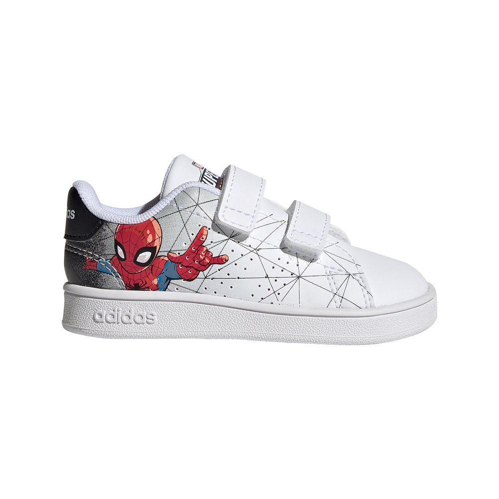 Zapatillas Adidas Niño Advantage C Spiderman Blanco