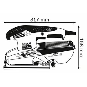 Lijadora Orbital Bosch Gss 23 Ae 190w Easy Fit