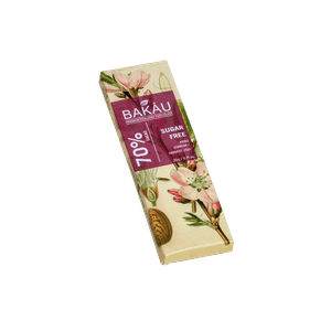 Chocolate Sugar Free Bakáu con Monk Fruit Sweetener 70% Cacao 20g