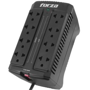 Estabilizador de Voltaje Forza 900VA 8 tomas Modelo.FVR-902