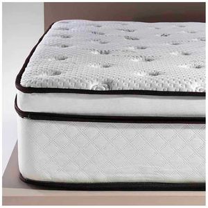 Colchón EL CISNE Dynamic 2 Plazas + 2 Almohadas de Fibra + Protector