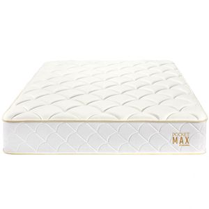 Colchón PARAISO Pocket Max King + 2 Almohadas + Protector