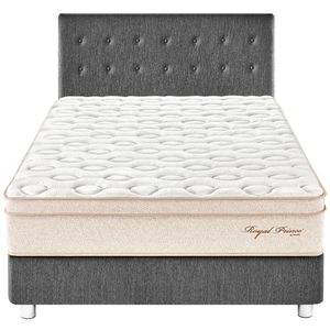 Dormitorio PARAISO Royal Prince Acero 2 Plz + 2 Almohadas Viscoelásticas + Protector