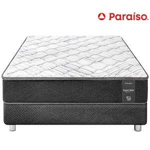 Cama Box Tarima PARAISO Superstar One Side King + 2 Almohadas + Protector